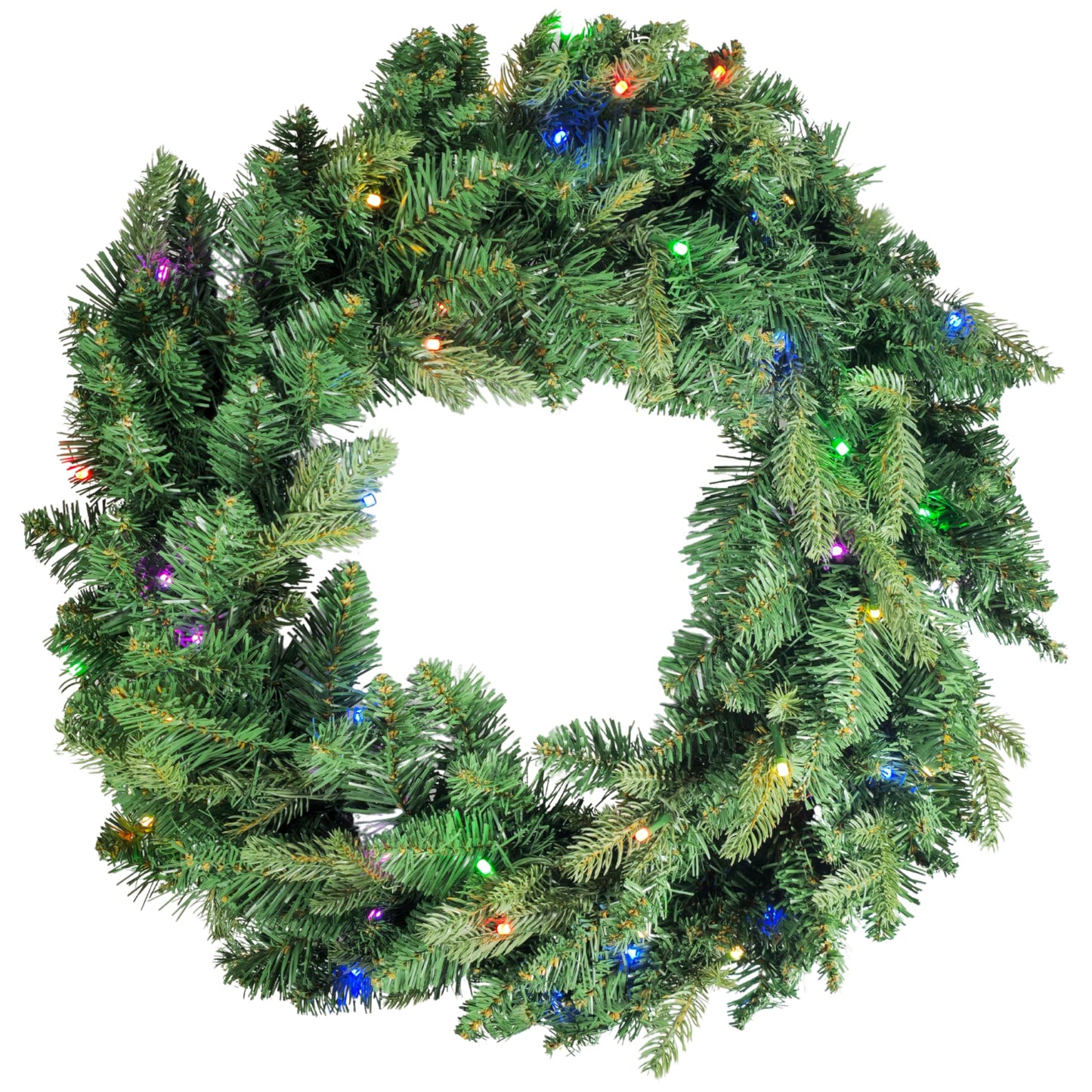 Luora Smart Christmas Wreath, 24" Round, App Compatible with Amazon Alexa & Google Nest Voice Control